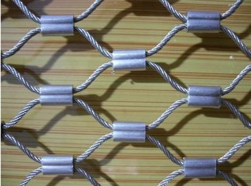 China Stainless steel ferrule rope mesh supplier